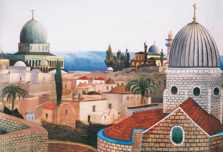 Templomtri kilts a Holt-tengerre Jeruzslemben